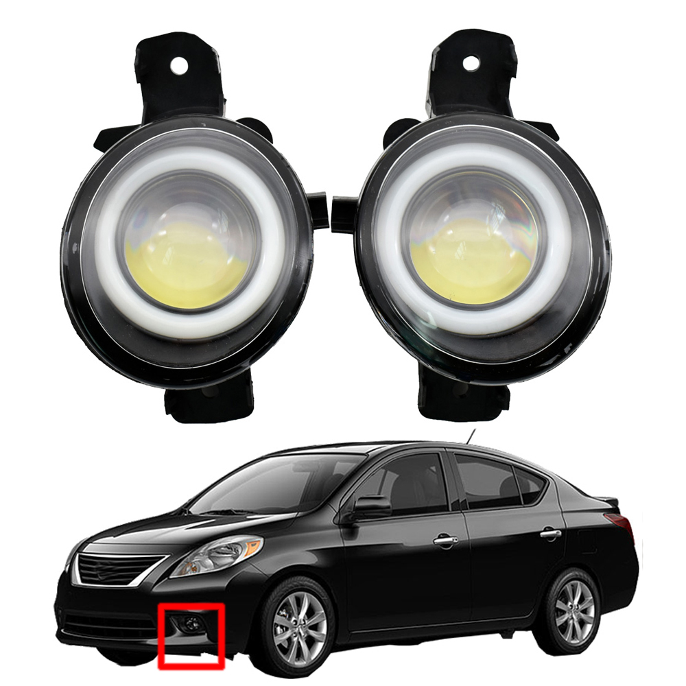 LED DRL Styling Lens Angel Eye Car Accessories headlights Fog light high quality for Nissan Versa 2012-2019
LED DRL Styling Lens Angel Eye Car Accessories headlights Fog light high quality for Nissan Versa 2012-2019