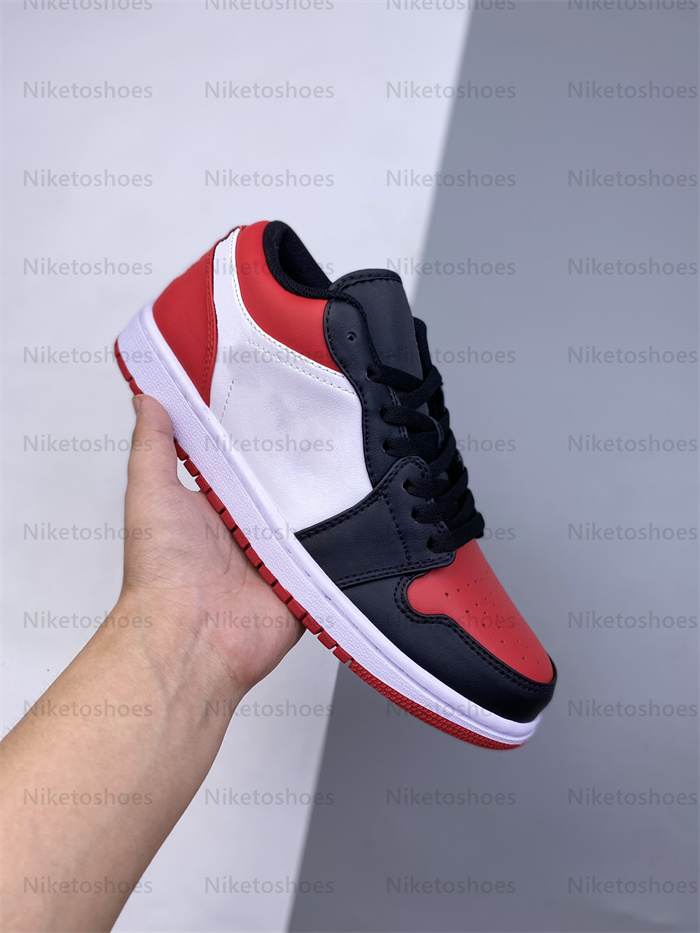 Bred Toe 1 Low Running Shoe White Black University Red Classic Black/Red Outdoor Sports Shoe Trainers, 01
Bred Toe 1 Low Running Shoe White Black University Red Classic Black/Red Outdoor Sports Shoe Trainers, 01