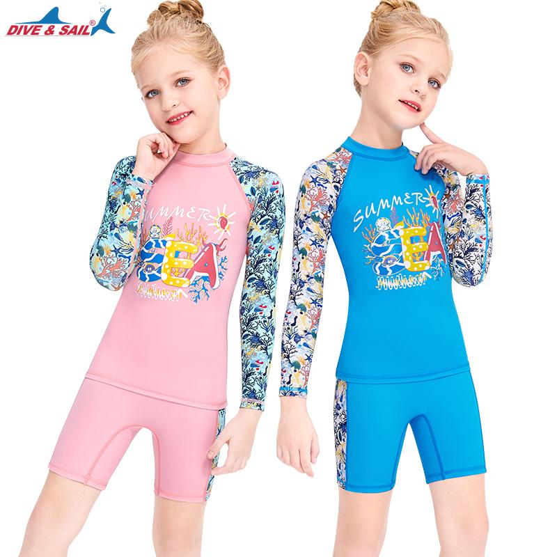 Two Piece Swimsuit Long Sleeve Rashguard Shirt Shorts Sun UV Protection Swimwear Bathing Suits Boys Girls One-Piece
Two Piece Swimsuit Long Sleeve Rashguard Shirt Shorts Sun UV Protection Swimwear Bathing Suits Boys Girls One-Piece