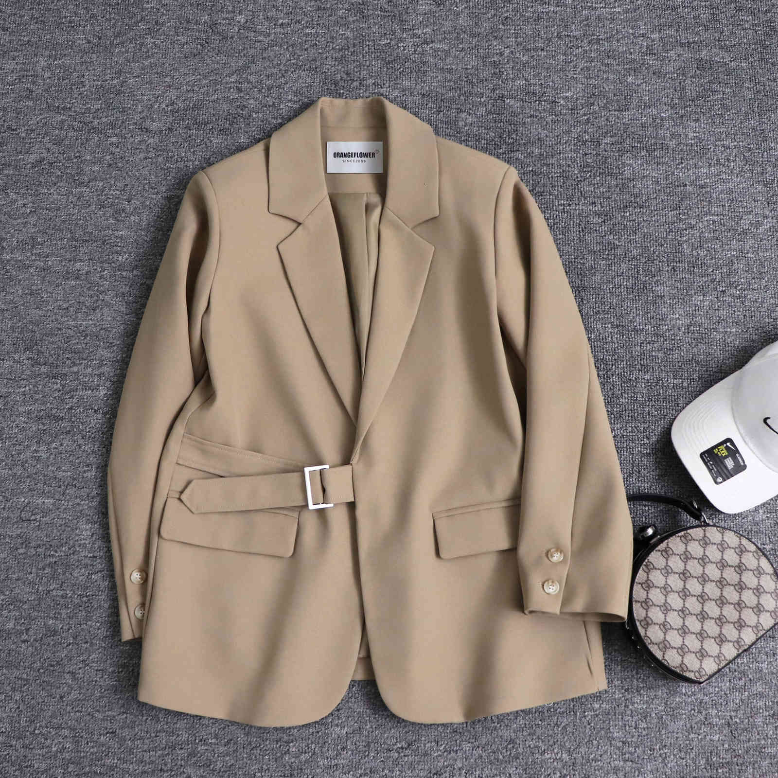 Women' Suits & Blazers Korean-style loose jacket, small feminine temperament design, touch sensitive, casual, spring, , Q982, 1# shoe box
Women' Suits & Blazers Korean-style loose jacket, small feminine temperament design, touch sensitive, casual, spring, , Q982, 1# shoe box