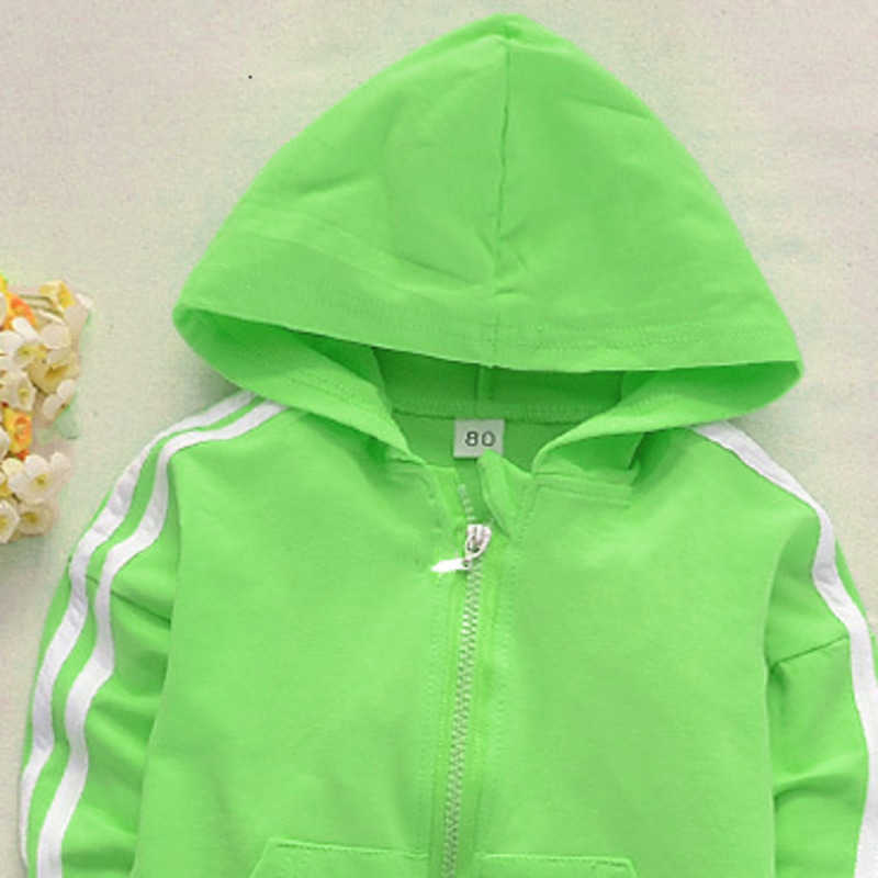 Spring Baby Casual Tracksuit Children Boy Girl Cotton Zipper Jacket Pants 2Pcs/Sets Kids Leisure Sport Suit Infant Clothing 210908