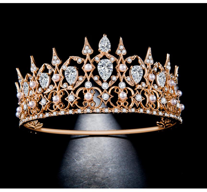 Hair Clips & Barrettes 2021 European And American Bride Baroque Zircon Round Crown Full Circle Po Studio Wedding Headdress, Golden;silver
Hair Clips & Barrettes 2021 European And American Bride Baroque Zircon Round Crown Full Circle Po Studio Wedding Headdress, Golden;silver