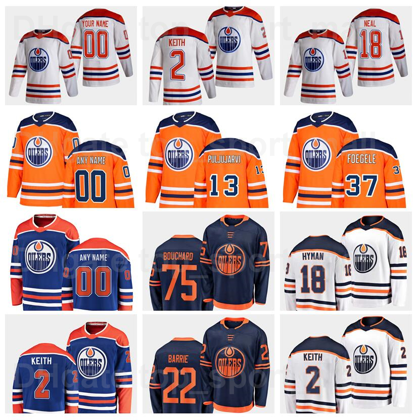 Edmonton Oilers Hockey 2 Duncan Keith Jersey 13 Jesse Puljujarvi 18 Zach Hyman 22 Tyson Barrie 75 Evan Bouchard 37 Warren Foegele Orange White Navy Blue Men Kids Women
Edmonton Oilers Hockey 2 Duncan Keith Jersey 13 Jesse Puljujarvi 18 Zach Hyman 22 Tyson Barrie 75 Evan Bouchard 37 Warren Foegele Orange White Navy Blue Men Kids Women