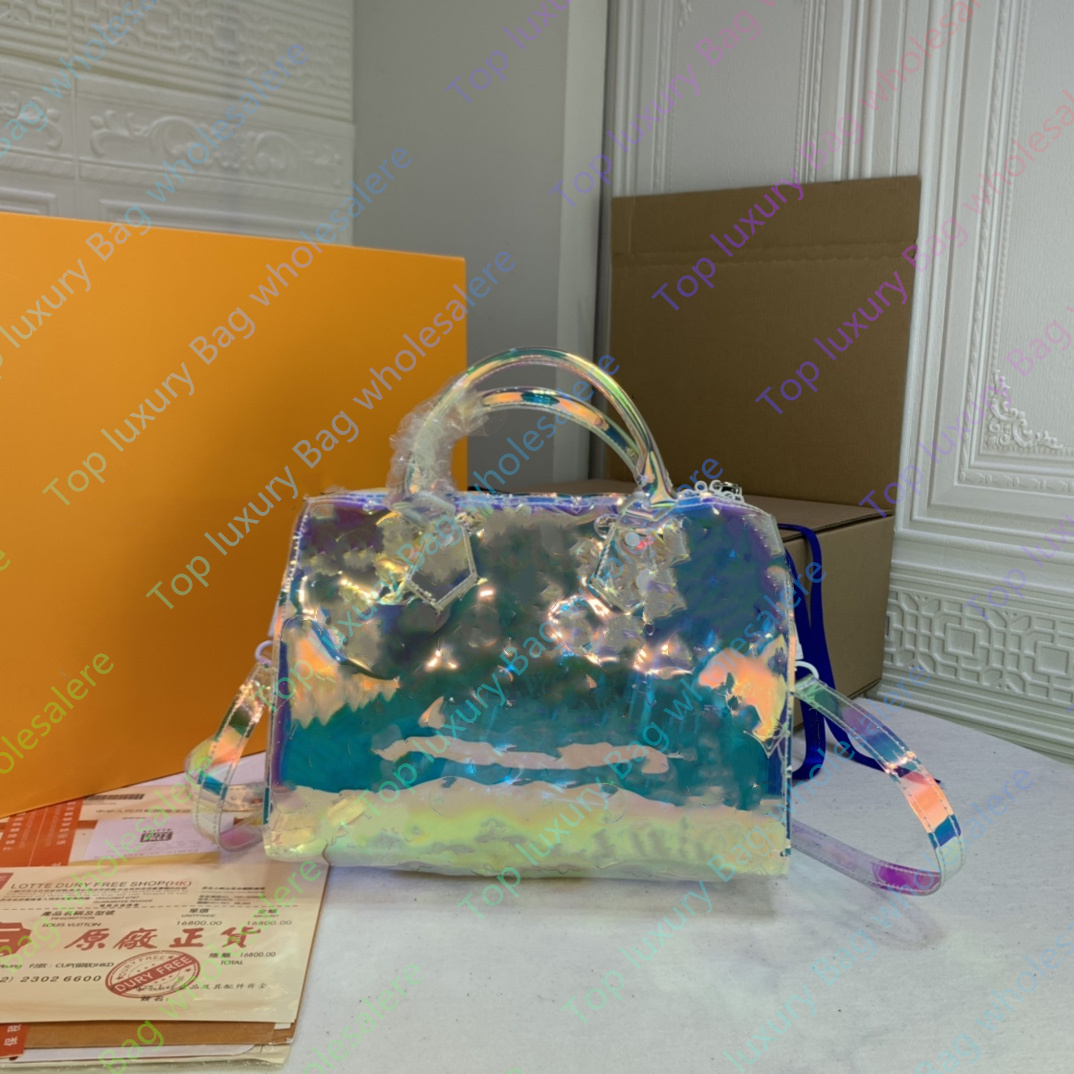 L Luxurys Designers Bags 2021 Travel b ags 50cm fashion t ravel bag dazzling color large size design with rainbow tone very brig, 25x19x15cm
L Luxurys Designers Bags 2021 Travel b ags 50cm fashion t ravel bag dazzling color large size design with rainbow tone very brig, 25x19x15cm