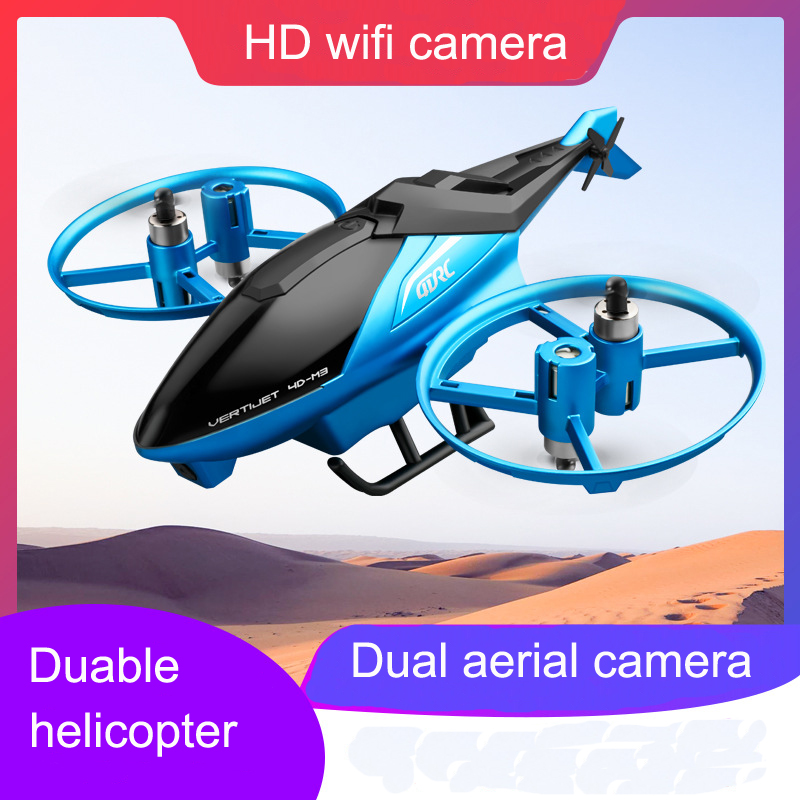 New NEW 4.5CH 2.4G RC Helicopter With HD Dual Camera Fall Resistant Distance 150m Stunt Roll Remote Control Plane Aerial Drone от DHgate WW