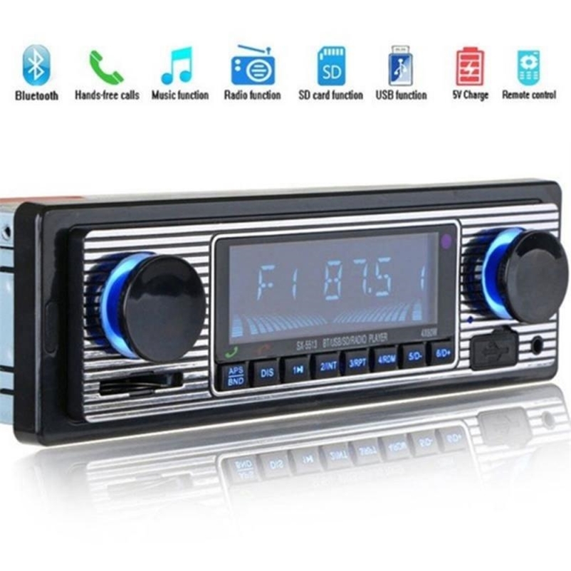US Vintage Car Bluetooth Radio MP3 Player Stereo USB/AUX Classic Audio FM WMA WAV DC 12V Accessories 210625
US Vintage Car Bluetooth Radio MP3 Player Stereo USB/AUX Classic Audio FM WMA WAV DC 12V Accessories 210625