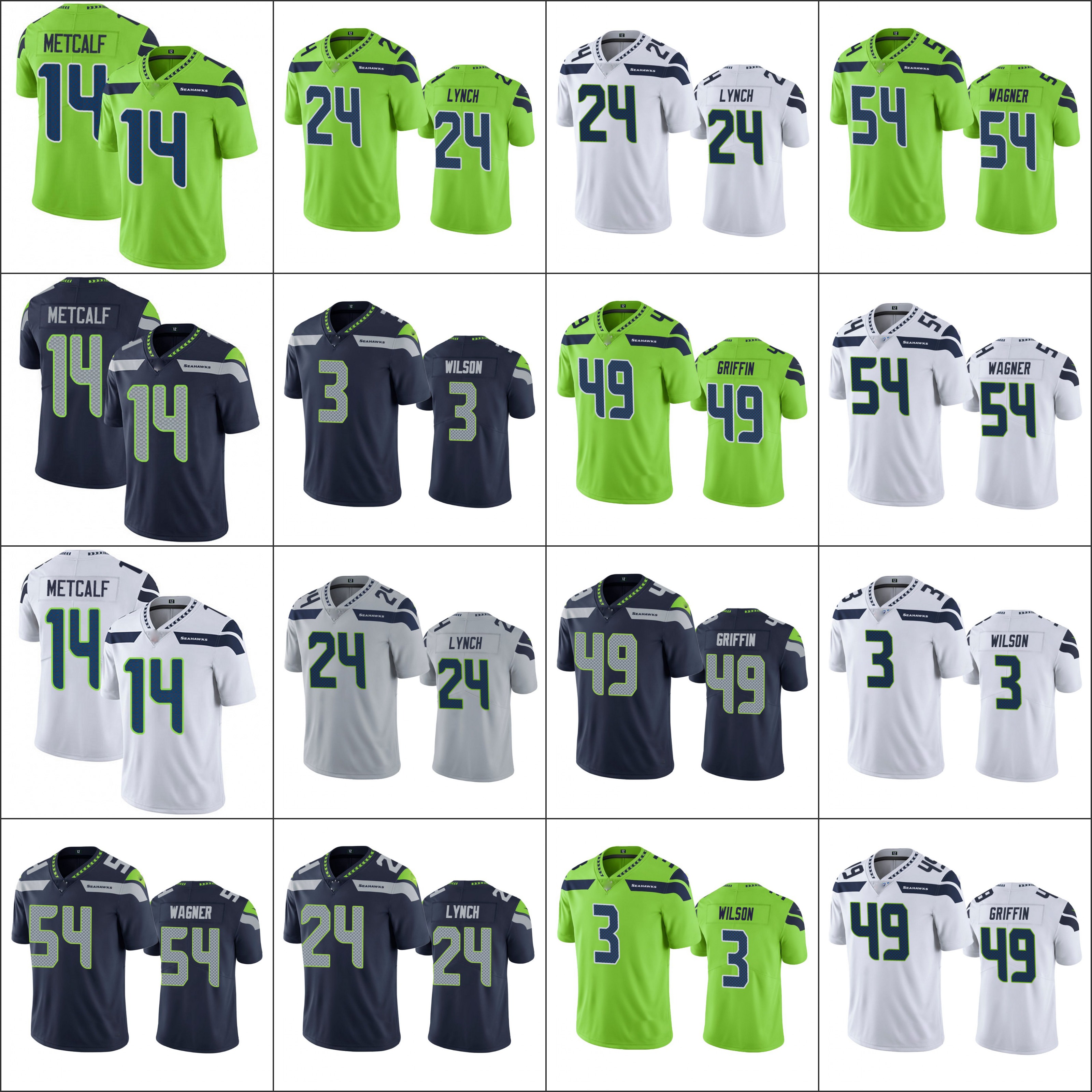 Men SeattleSeahawksWomen Youth #24 Marshawn Lynch 14 DK Metcalf 3 Russell Wilson 54 Bobby Wagner Limited Jersey, Black
Men SeattleSeahawksWomen Youth #24 Marshawn Lynch 14 DK Metcalf 3 Russell Wilson 54 Bobby Wagner Limited Jersey, Black