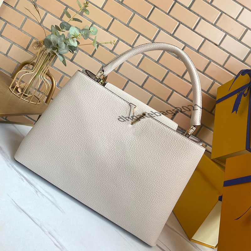 Ladies Designer Fashion Capucines Handbags Shoulder Bags high quality Taurillon leather Totes M48870 Messenger bag, White
Ladies Designer Fashion Capucines Handbags Shoulder Bags high quality Taurillon leather Totes M48870 Messenger bag, White