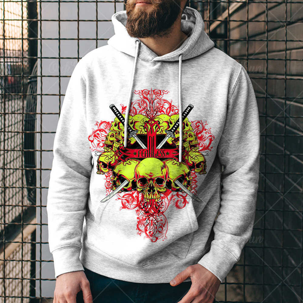 2021 spring and autumn new street fashion cool skull print men's casual pullover loose sports hoodievgrc, Black
2021 spring and autumn new street fashion cool skull print men's casual pullover loose sports hoodievgrc, Black