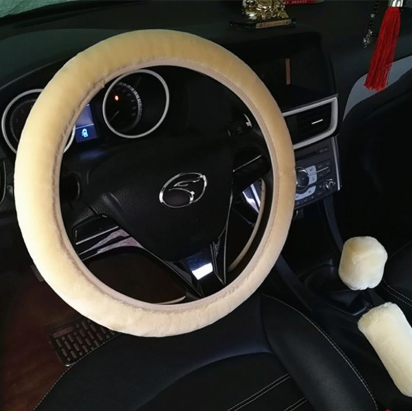 Steering Wheel Covers 3Pcs/Set Universal Car Cover Plush Soft Handbrake Gear Shift Collar Accessories Automotive Interior Case Sleeve
Steering Wheel Covers 3Pcs/Set Universal Car Cover Plush Soft Handbrake Gear Shift Collar Accessories Automotive Interior Case Sleeve