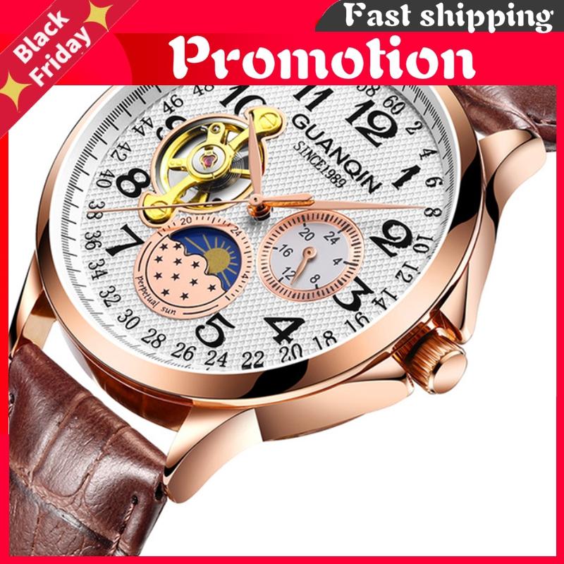 Wristwatches 2021 Men's Watches Top Business Automatic Clock Tourbillon Waterproof Mechanical Watch Relogio Masculino, Slivery;brown
Wristwatches 2021 Men's Watches Top Business Automatic Clock Tourbillon Waterproof Mechanical Watch Relogio Masculino, Slivery;brown