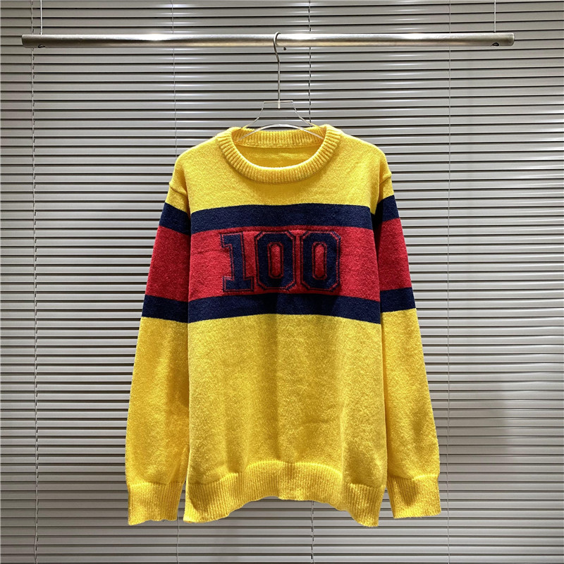Men high quality fashion sweater Women 2021 classic horse print pullover multi-color stripeprint casual sweaterwinter letter Size S - XXL 100, Garbage bags
Men high quality fashion sweater Women 2021 classic horse print pullover multi-color stripeprint casual sweaterwinter letter Size S - XXL 100, Garbage bags