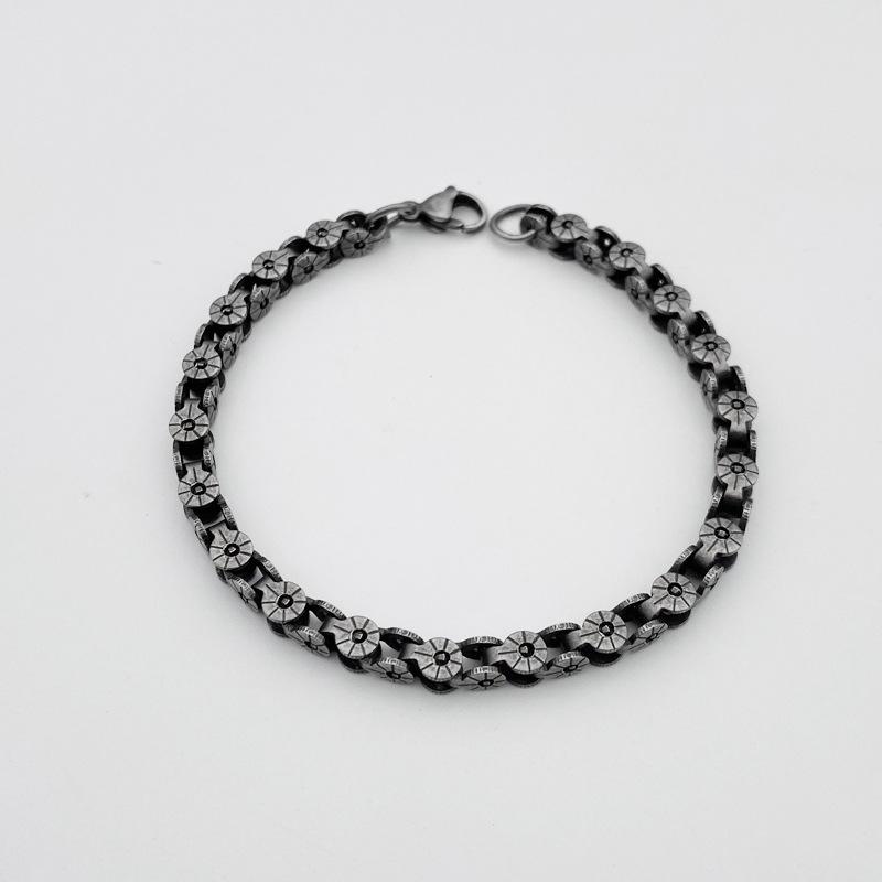 Link, Chain Fashion Retro Titanium Steel Men's And Women's Punk Simple Wild Bracelet
Link, Chain Fashion Retro Titanium Steel Men's And Women's Punk Simple Wild Bracelet