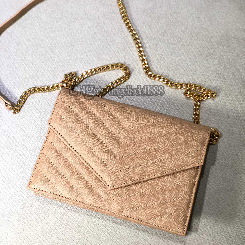 Top quality calfskin caviar chevron quilted black envelope bag genuine leather wallet on chain small WOC credit card holder designer pursea luxury bags 19cm, Contact us
Top quality calfskin caviar chevron quilted black envelope bag genuine leather wallet on chain small WOC credit card holder designer pursea luxury bags 19cm, Contact us