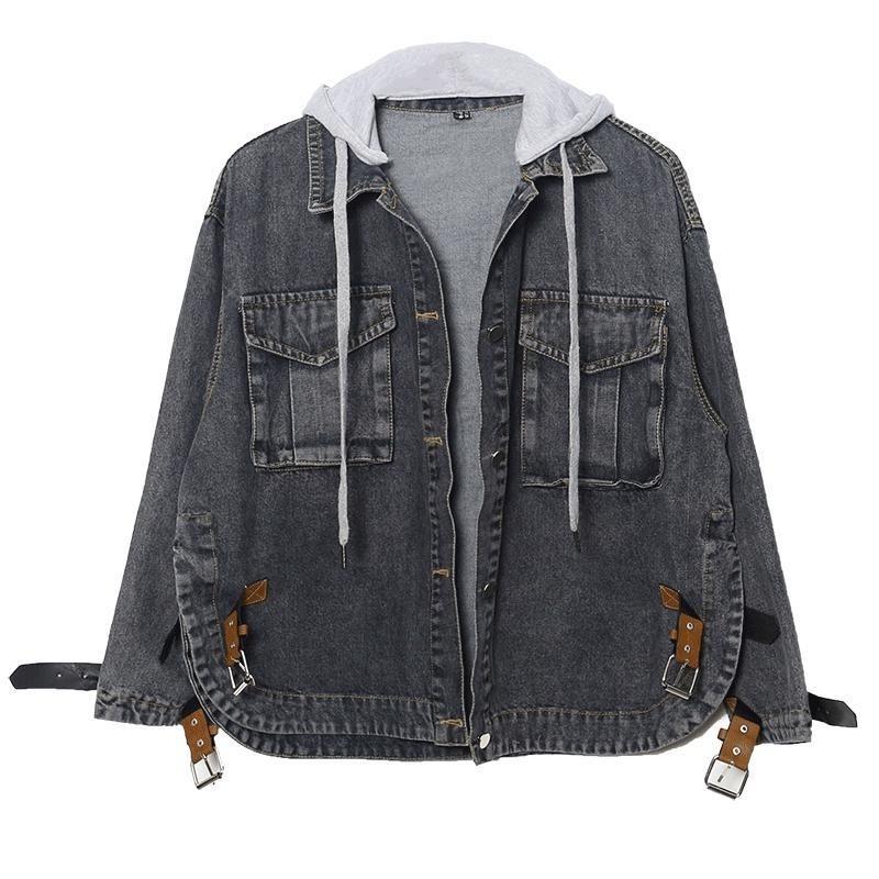 Women's Jackets Denim Fashion Jacket Female Spring Sweet Loose Hooded High Street Casual Long Sleeve Cowgirl Coats Women Blue S-XL, Black;brown
Women's Jackets Denim Fashion Jacket Female Spring Sweet Loose Hooded High Street Casual Long Sleeve Cowgirl Coats Women Blue S-XL, Black;brown