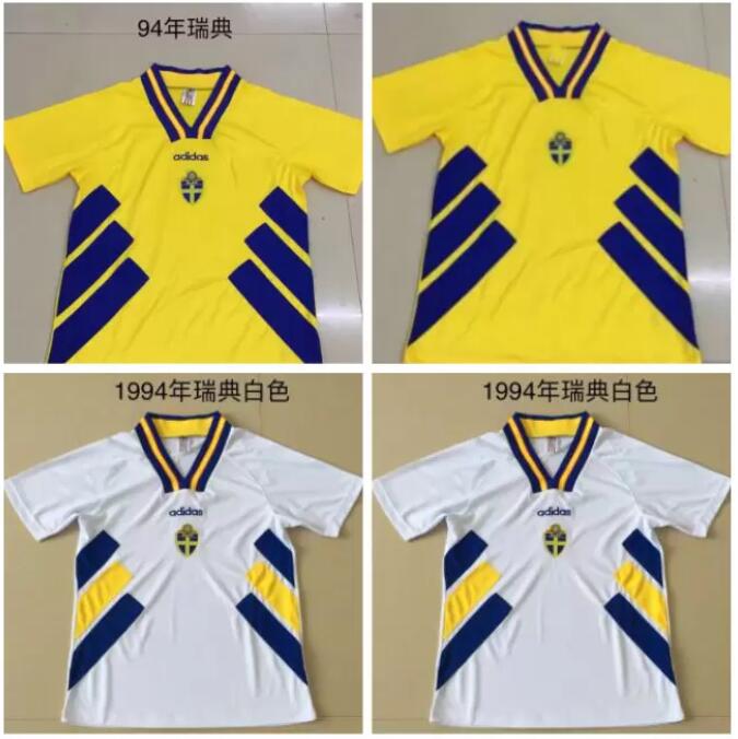 1994 Retro Sweden Soccer Jerseys 94 95 DAHLIN BROLIN LARSSON ANDERSSON HOME AWAY Football Shirt uniforms
1994 Retro Sweden Soccer Jerseys 94 95 DAHLIN BROLIN LARSSON ANDERSSON HOME AWAY Football Shirt uniforms