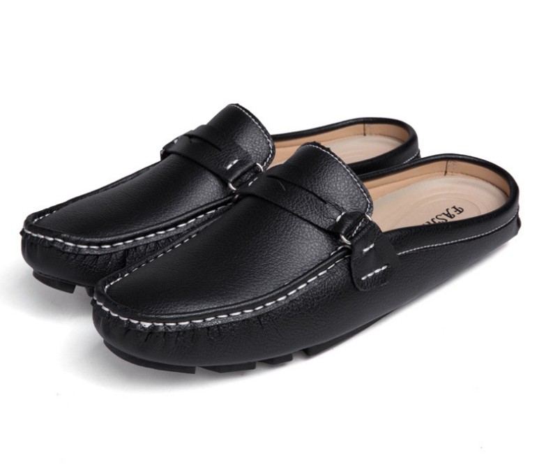 Loafers For Men Casual designer Sandals Mules Spring Summer Black White Outdoor Home Keep Toe Slides PU Leather Non-Slip Lazy Slippers Shoes
Loafers For Men Casual designer Sandals Mules Spring Summer Black White Outdoor Home Keep Toe Slides PU Leather Non-Slip Lazy Slippers Shoes