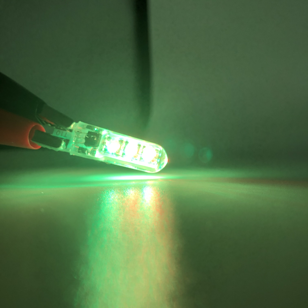 12V T10 W5W Silicone Car RGB 5050 6SMD LED Side Wedge Light Dome Reading Lamp Flash Strobe Decoration Lights Remote Controller