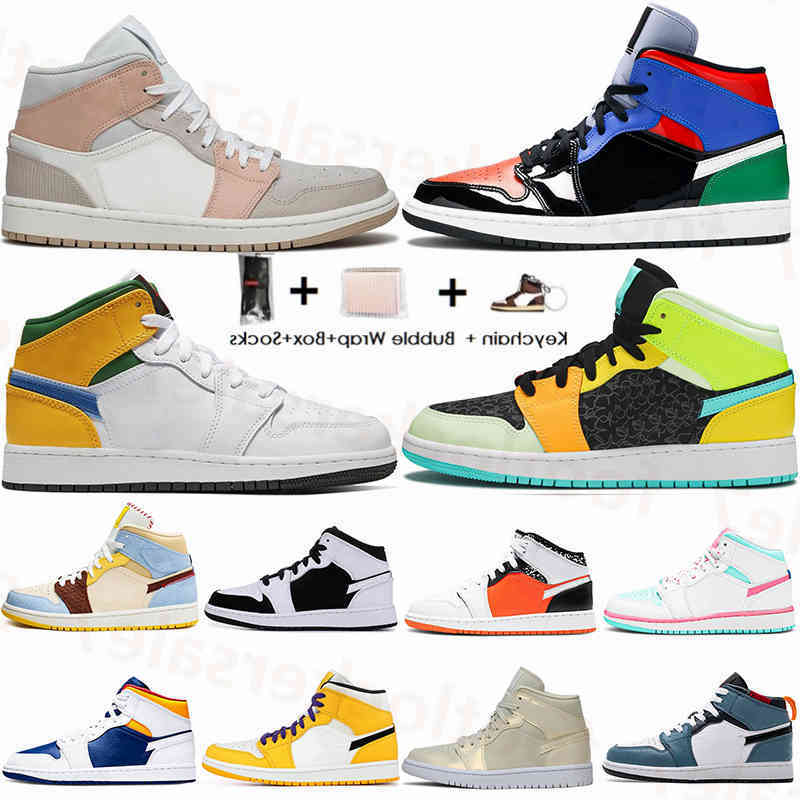 Mid Jumpman 1 Sneakers OBSIDIAN White Panda Fearless UNC USA Royal Blue Multi Court Purple Spirit Teal 1s Mens Basketball Shoes Trainer, 48-pherspective
Mid Jumpman 1 Sneakers OBSIDIAN White Panda Fearless UNC USA Royal Blue Multi Court Purple Spirit Teal 1s Mens Basketball Shoes Trainer, 48-pherspective