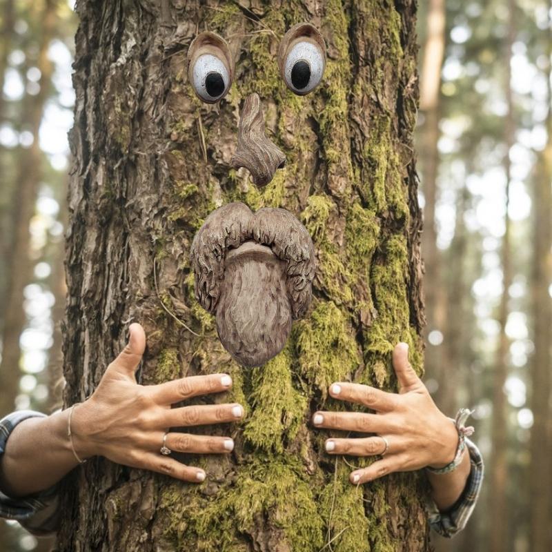 Outdoor Funny Old Man Tree Face Decor Sculpture Yard Art 3D Works Come Alive Garden Peeker 2021 Decorations
Outdoor Funny Old Man Tree Face Decor Sculpture Yard Art 3D Works Come Alive Garden Peeker 2021 Decorations