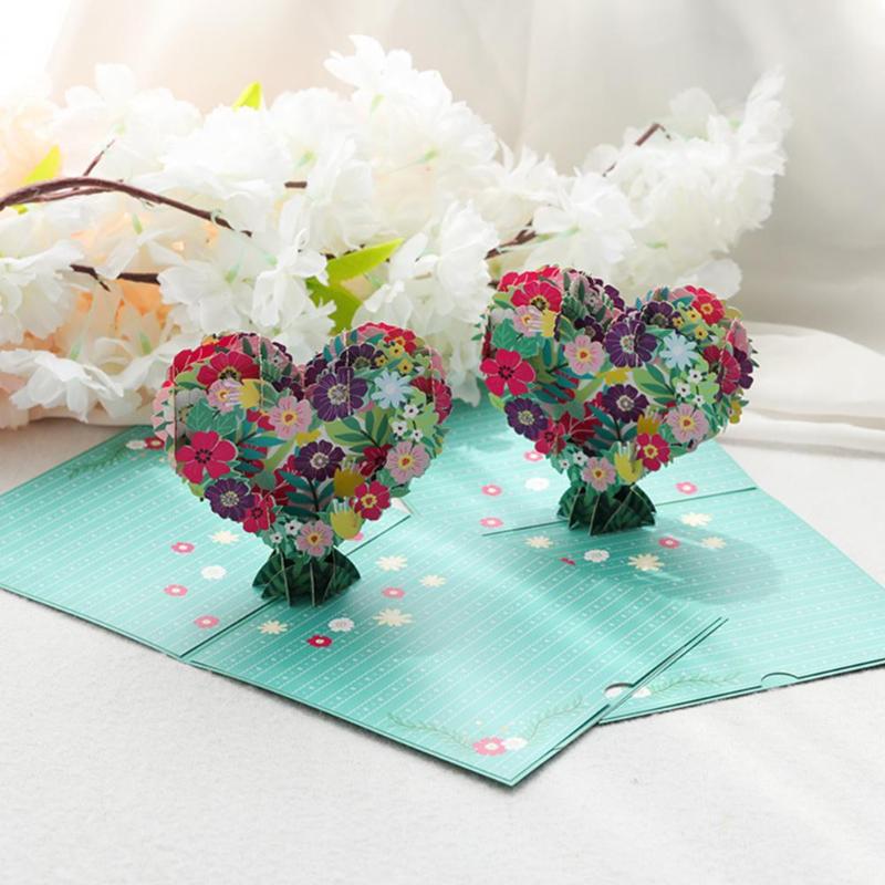 Greeting Cards 3D -Up Heart-Shaped Trees Design Floral Birthday Card Handmade Thanksgiving For Valentine's Day Gift
Greeting Cards 3D -Up Heart-Shaped Trees Design Floral Birthday Card Handmade Thanksgiving For Valentine's Day Gift