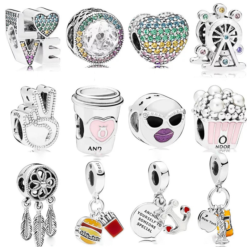 New 925 Sterling Silver Dazzling Pink Butterfly Heart Zirconia Beads Fit Original Charms Pandora Bracelet Bead DIY Jewelry making
New 925 Sterling Silver Dazzling Pink Butterfly Heart Zirconia Beads Fit Original Charms Pandora Bracelet Bead DIY Jewelry making