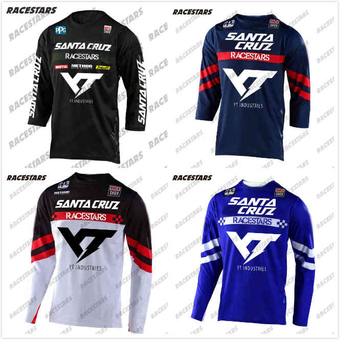 Santa Cruz Team Downhill Mountain Jersey Off Road High Quality Motorcycle Motocross Long Sleeves MTB MX DH Bike Cycling Jersey X0503, White;black
Santa Cruz Team Downhill Mountain Jersey Off Road High Quality Motorcycle Motocross Long Sleeves MTB MX DH Bike Cycling Jersey X0503, White;black