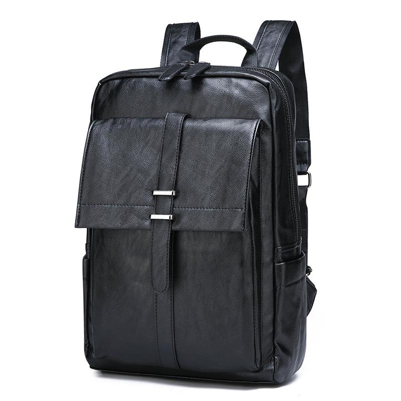 Backpack 2021 Korean-style Men's Pu-Style Travel Bag School Casual Fashion Stylish Computer, Black
Backpack 2021 Korean-style Men's Pu-Style Travel Bag School Casual Fashion Stylish Computer, Black