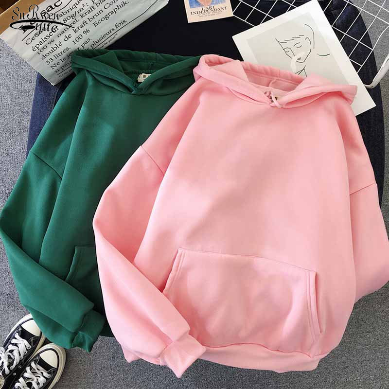 Autumn Solid 6 Colors Harajuku Sweatshirt Women Streetwear Korean Fashion Thick Oversize Loose Hooded Coat Female Tops 11619 210521, White
Autumn Solid 6 Colors Harajuku Sweatshirt Women Streetwear Korean Fashion Thick Oversize Loose Hooded Coat Female Tops 11619 210521, White