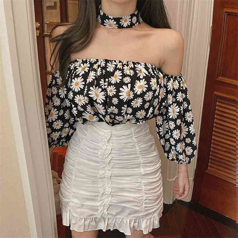 Fashion Women Blouse Ladies Loose Off Shoulder Floral Printed Tops Casual Short Sleeve Shirt Summer Set Wear Suits 210517, White skirts
Fashion Women Blouse Ladies Loose Off Shoulder Floral Printed Tops Casual Short Sleeve Shirt Summer Set Wear Suits 210517, White skirts