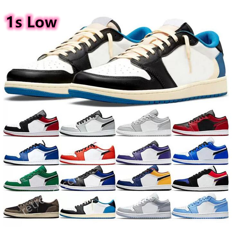 

Jumpman 1 Low Men Basketball shoes Women Top OG Blue Moon Red Banned Bred Chicago Black Toe Court Purple Game Royal UNC Shadow Lucky Green Sneakers Eur 36-46, # bubble bag