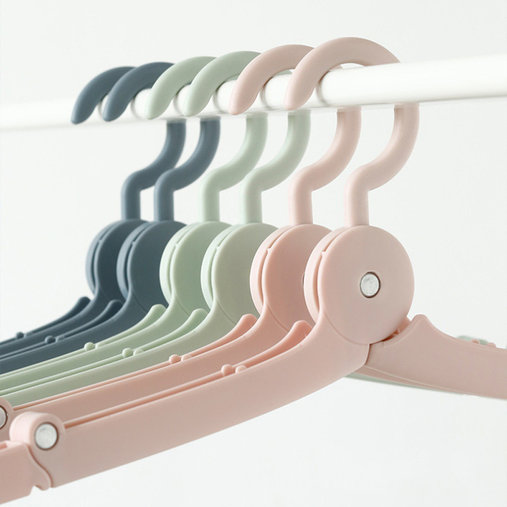 Portable Foldable Clothes Hanger Rack Non-Slip Windproof Drying Wind antiskid Organizer Holder for Travel Home Camping