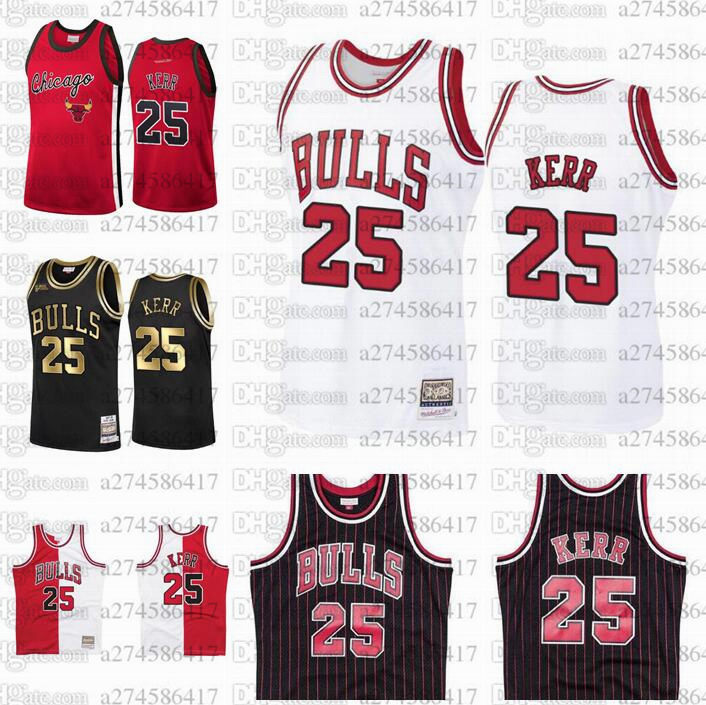 Men women youth basketball Jerseys Chicago Bulls 25 Steve Kerr Mitchell & Ness black red 1995-96 Hardwoods Classics retro Jersey
Men women youth basketball Jerseys Chicago Bulls 25 Steve Kerr Mitchell & Ness black red 1995-96 Hardwoods Classics retro Jersey