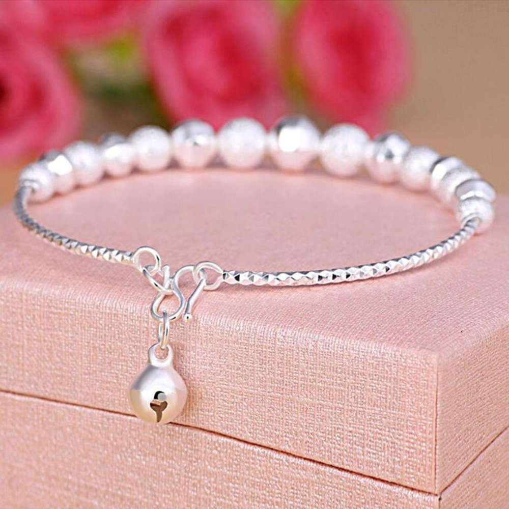 Hand catenary Korean physical shop jewelry copper plated silver bell transfer bead bracelet opening female lovers frosted Bracelet, Golden;silver
Hand catenary Korean physical shop jewelry copper plated silver bell transfer bead bracelet opening female lovers frosted Bracelet, Golden;silver