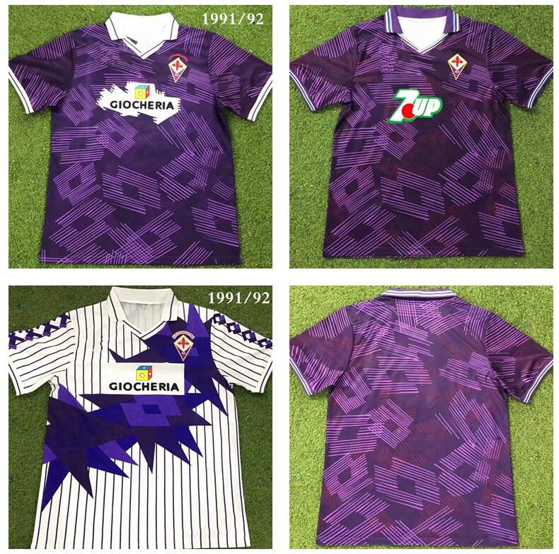 1992/93 RETRO FLORENCES soccer jerseys CLASSIC FIORENTINA BATISTUTA 9 LAUDRUP Thailand Quality away uniforms 1991/92 HOME Football shirts, 1992/93 home batistuta 9
1992/93 RETRO FLORENCES soccer jerseys CLASSIC FIORENTINA BATISTUTA 9 LAUDRUP Thailand Quality away uniforms 1991/92 HOME Football shirts, 1992/93 home batistuta 9