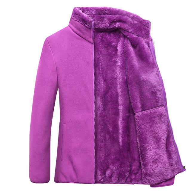 Women's Jackets Thick Fleece Jacket Autumn Winter Outdoor Polar Thermal Coat Camping Hiking Female Mountaineering Clothes, Black;brown
Women's Jackets Thick Fleece Jacket Autumn Winter Outdoor Polar Thermal Coat Camping Hiking Female Mountaineering Clothes, Black;brown