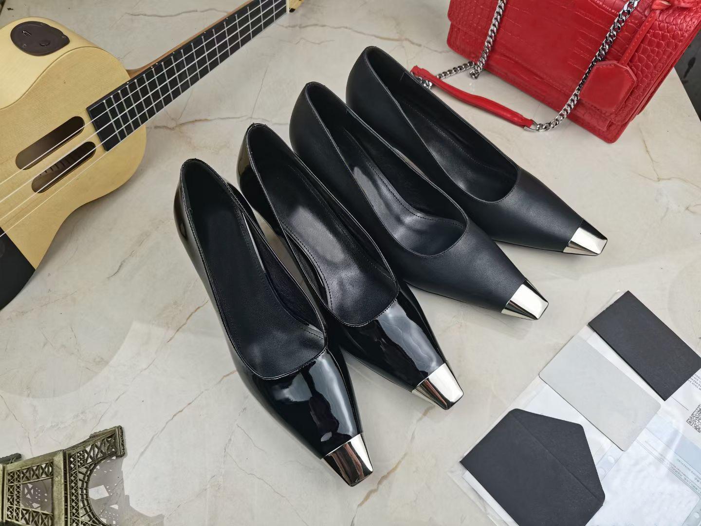 women Dress shoes fashion high heeled boat shoes Designer leather Stiletto heel heels 6cm 100% cowhide Metal Button Pointed Black Patent shoe Large size 34-42 us5-us11, White
women Dress shoes fashion high heeled boat shoes Designer leather Stiletto heel heels 6cm 100% cowhide Metal Button Pointed Black Patent shoe Large size 34-42 us5-us11, White