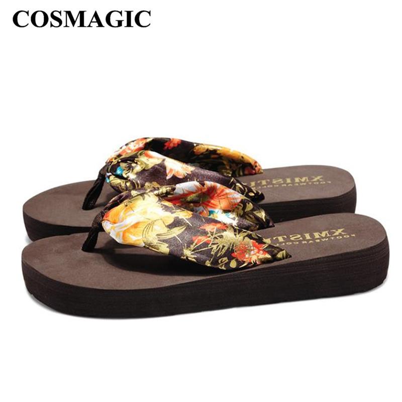 Slippers COSMAGIC Fashion Beach Bohemia Riband Flip Flops Slipper 2021 Women Summer Casual Platform Handmade Waterproof Slide Shoe, Black 
Slippers COSMAGIC Fashion Beach Bohemia Riband Flip Flops Slipper 2021 Women Summer Casual Platform Handmade Waterproof Slide Shoe, Black