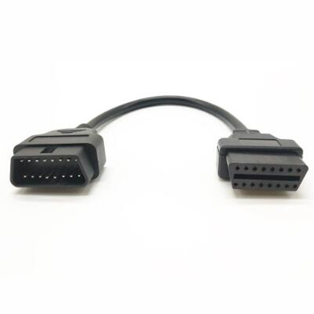 30CM Car OBD2 Extension Cable 16 Pin OBDII OBD 2 EOBD Extend 16pin Female to Male Connector for Car Diagnostic Tool
30CM Car OBD2 Extension Cable 16 Pin OBDII OBD 2 EOBD Extend 16pin Female to Male Connector for Car Diagnostic Tool
