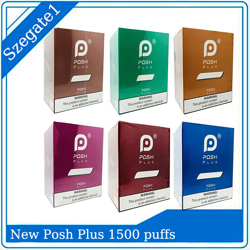 New Posh Plus disposable Vape Pen Kit e cigarettes 4.5ml pod 1500 puffswith 10 colors 950mah
New Posh Plus disposable Vape Pen Kit e cigarettes 4.5ml pod 1500 puffswith 10 colors 950mah