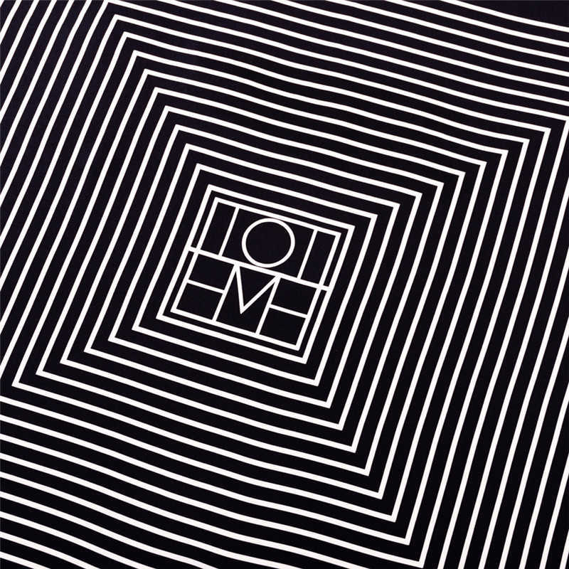 POBING Manual Hand Rolled Twill Silk Scarf Women Geometric Print Square Scarves Echarpes Foulards Femme Wrap Bandana Hijab 90CM 210819