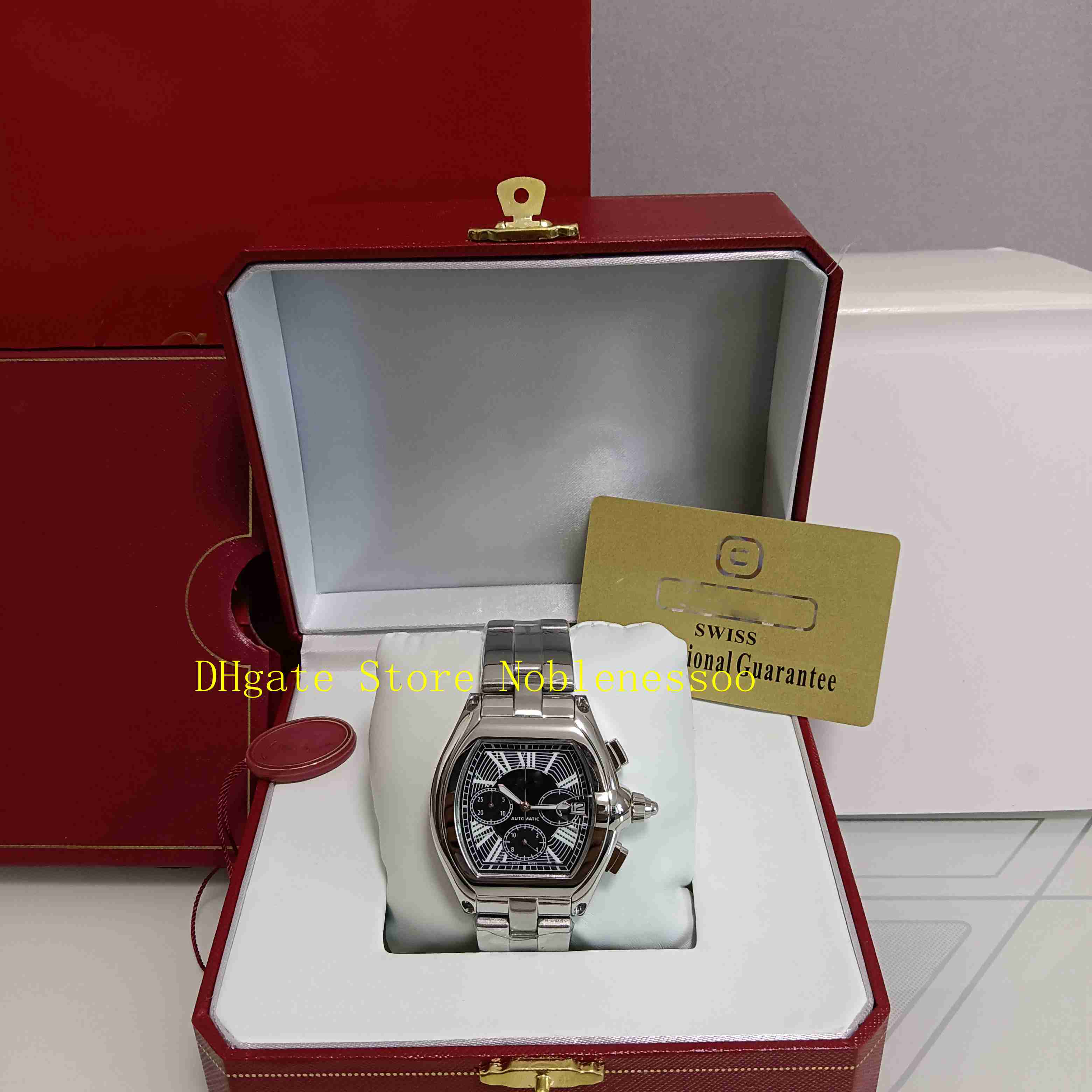 Real Photo With Original Box Men's Chronograph Watches Mens Quartz Chrono Black Dial Stainless Steel Bracelet W62020X6 Men Watch Wristwatches, 01
Real Photo With Original Box Men's Chronograph Watches Mens Quartz Chrono Black Dial Stainless Steel Bracelet W62020X6 Men Watch Wristwatches, 01