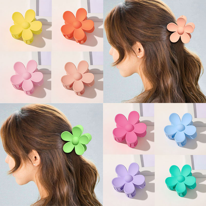 Hair Claw Frosted Hair Clip Flower Hairpins Spring Candy Plastic Hairgrips Cute Headwear Barrettes Claws
Hair Claw Frosted Hair Clip Flower Hairpins Spring Candy Plastic Hairgrips Cute Headwear Barrettes Claws
