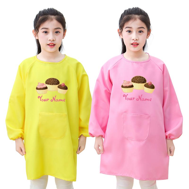 Kids Kitchen Long Sleeve Apron Cooking Baking Painting Clothes Polyester Kid Anti-Wear Smock Baby Eating Aprons Print LOGO
Kids Kitchen Long Sleeve Apron Cooking Baking Painting Clothes Polyester Kid Anti-Wear Smock Baby Eating Aprons Print LOGO