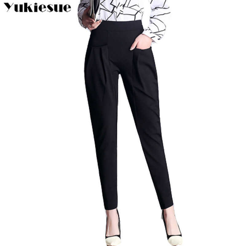 wide leg Pants Harem Autumn Winter Women Elastic Waist Casual Black Trousers pantalon femme Plus Size 4xl 210608
wide leg Pants Harem Autumn Winter Women Elastic Waist Casual Black Trousers pantalon femme Plus Size 4xl 210608