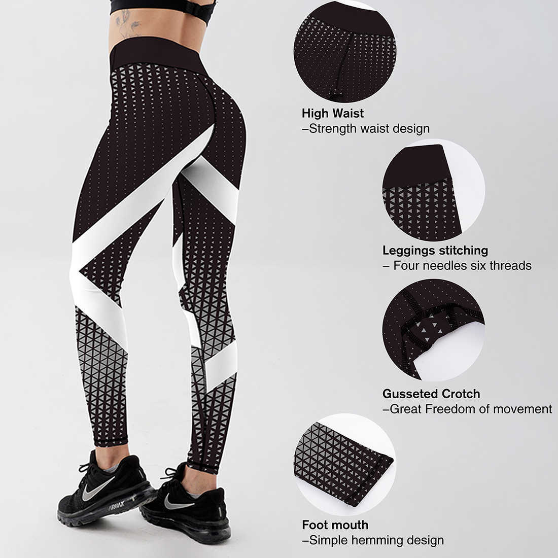 Women Push Up Sportswear Outdoor Fitness Polyester Elastic Force Leggings Workout Sporting Fitness Breathable Leggings 211014