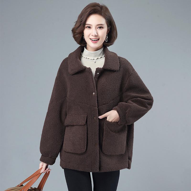 Women's Wool & Blends Small Woolen Coat Short 2021 Spring And Autumn Fleece Korean Style Thick Mom Wear, Green
Women's Wool & Blends Small Woolen Coat Short 2021 Spring And Autumn Fleece Korean Style Thick Mom Wear, Green