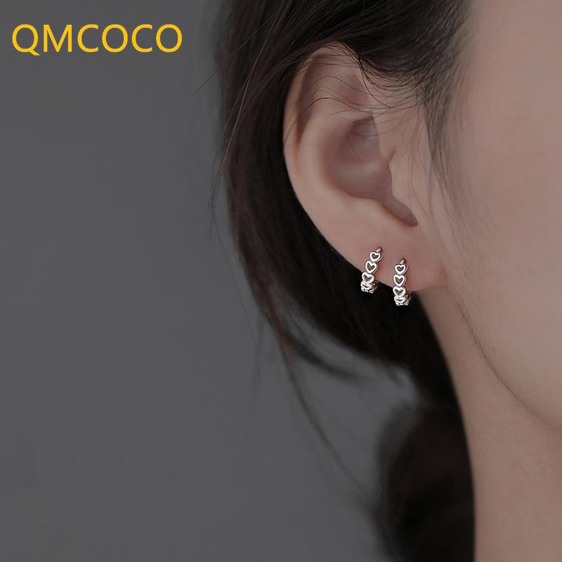 Hoop & Huggie QMCOCO 925 Silver Hollow Out Heart-Shape Earrings Simple IINS Style For Women Fashion Personality Trend Jewelry Gifts, Golden;silver
Hoop & Huggie QMCOCO 925 Silver Hollow Out Heart-Shape Earrings Simple IINS Style For Women Fashion Personality Trend Jewelry Gifts, Golden;silver