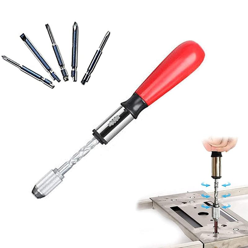Professional Hand Tool Sets 25#Push Pull Ratchet Screwdriver Set 5 In 1 Bit Sleeve Driver Bit-Holder Socket Screw Kit
Professional Hand Tool Sets 25#Push Pull Ratchet Screwdriver Set 5 In 1 Bit Sleeve Driver Bit-Holder Socket Screw Kit