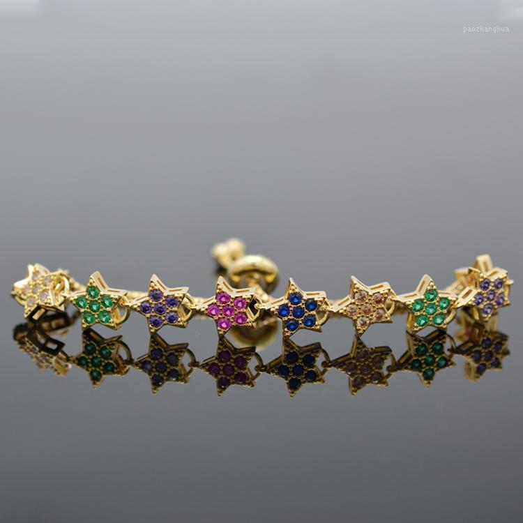 Chains 925 Sterling Silver Rainbow Star Bracelet Necklace Set Suitable For Anniversary Gifts Ladies Jewelry
Chains 925 Sterling Silver Rainbow Star Bracelet Necklace Set Suitable For Anniversary Gifts Ladies Jewelry